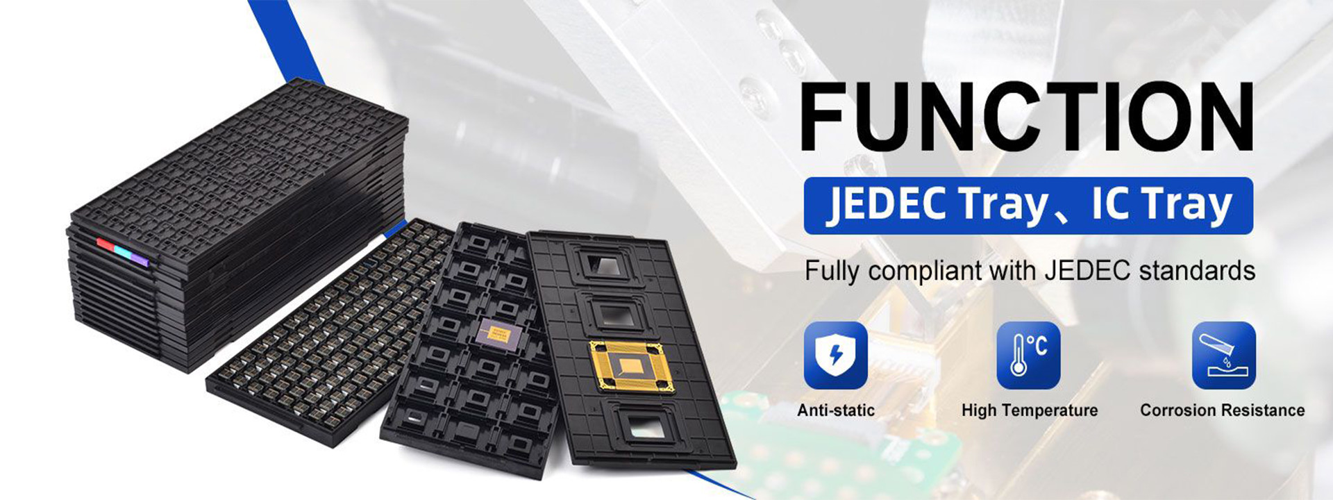 КАЧЕСТВО Подносы JEDEC IC Фабрика