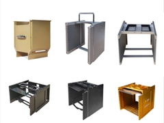 Металлическая цветочная корзина 6-дюймовая вафельная очистка Силиконовая вафельная носитель Кассета Упаковочная тестовая корзина