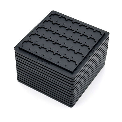 Купить Cavity Size of 6.71*3.90*0.66 Black Bare Die Tray for Performance online manufacture